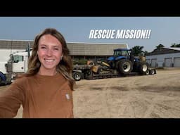 Rescue Mission: HUGE Sprayer Stuck in the Ditch