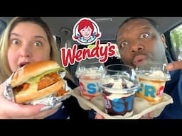 Trying WENDY'S Brand New Menu Items!
