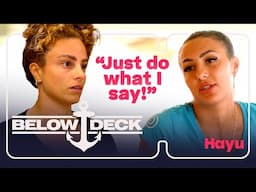New stew refuses to do her job properly | Season 12 | Below Deck