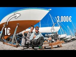 When a ONE EURO Boat 1€!! and a 3,000€ Engine Meet