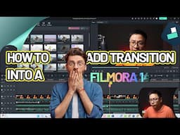 How to add transition Effect in Filmora 14 - NEW Tutorial for Beginners