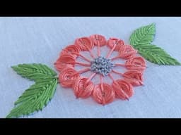 Effortless Needle Work: Easy and Beautiful Flower Embroidery Designs for Beginners/ Basic Stitches