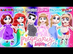 Pregnancy | Harley Quinn VS Elsa Vs  Ragatha Vs Barbie Vs Ragatha Vs Barbie  Vs Ariel vs Wednesday