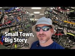 Huge Bike Shop in a 100 Year Old Movie Theatre?!? 🇺🇸 | Van & Trike Tour Stop #2