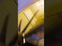 Flying my drone over my Ceiling Fan Blades