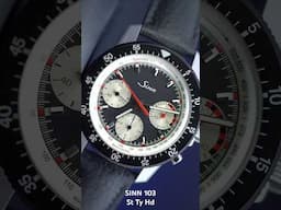 Sinn does a perfect vintage inspired chronograph with the Sinn 103 St Ty Hd