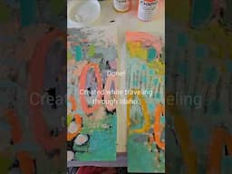 🤸‍♀️Sound on! 😁 Traveling through Idaho in my RV and creating art. Getting into a new routine. 🚙
