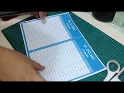 HOW TO MAKE STAPLED NOTEBOOK MANUAL CUT