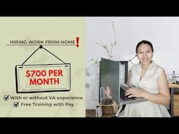 HIRING ASAP! No Experience Needed | Work From Home