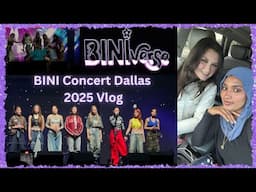 WE SAW BINI FOR THE FIRST TIME! | BINIVerse World Tour 2025 in Dallas, TX | BINI VLOG!!