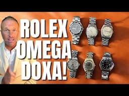 VINTAGE WATCH COLLECTION - ROLEX, OMEGA, DOXA AND MIDO