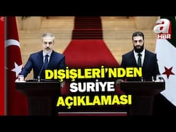 Türkiye'nin Suriye politikası! Türkiye'nin Suriye yönetiminden beklentisi ne? | A Haber