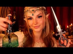 ASMR Royal Fantasy Haircut: Taming Your Flame-Kissed Hair