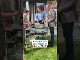 Kate and Will grill haggis on Isle of Mull
