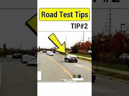 Drive Test Tip #2 - Entering the left turn lane  #drivingtips  #beginnerdriver #howtodriveacar
