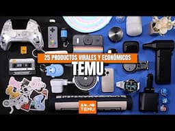 25 productos virales y baratos de TEMU 💥 ¡Casi REGALADOS por 1€, 5€ o 10€!