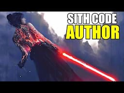 The Jedi Outcast That Wrote the FIRST Sith Code