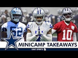 FINAL Cowboys Minicamp Takeaways: Trevon Diggs Injury, Dak Prescott, Joe Milton, Tyler Booker & More