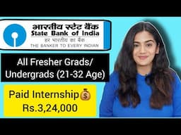 SBI Paid Internship Program for Fresher Graduates with Certificate | SBI Youth for India Fellowship