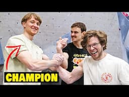Can We Beat The Danish Bouldering Champion on Normal Boulders?