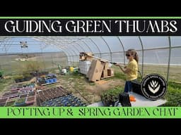 POTTING UP TOMATOES // SPRING GARDEN CHORE CHAT