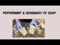 Peppermint & Rosemary CP Soap Bar
