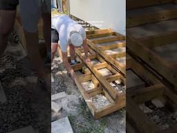 protecting our new porch so animals don’t nest underneath it. How to build a porch!