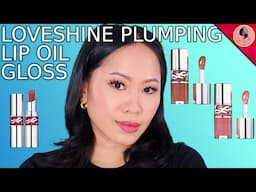 YSL LOVESHINE PLUMPING LIP OIL GLOSS & CANDY GLAZE | nude lavallière, honey pure love, watermelon hi