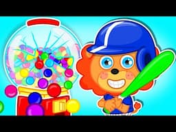 Liam Family USA | Baseball with Giant Gumball Machine | Family Kids Cartoons