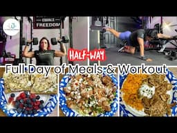 1/2 WAY OF 8-WEEK CUT | WHAT I EAT TO LOSE FAT & MAINTAIN/BUILD MUSCLE | HIGH PROTEIN  | IN WITH JEN