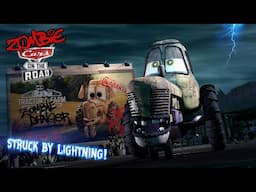 Cars⚡Lighting strikes Zombie Tractor 😳🤯