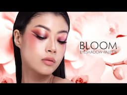 Double Wing Halo Eye Look ft. BLOOM EYESHADOW PALETTE || Natasha Denona Makeup