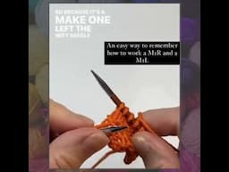 How to work M1L and M1R in Knitting