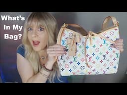 ASMR Gum Chewing What's In My New Louis Vuitton Bag