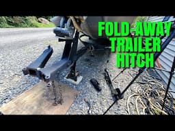 WELDING A FOLD AWAY HITCH ON BOAT TRAILER