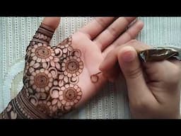 Easy mehndi design | Simple mehendi design front hand | Mehndi design front hand | New floral mehndi