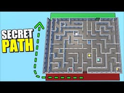 I Built a Puzzle Maze with a Secret Exit to Trick my Friends!