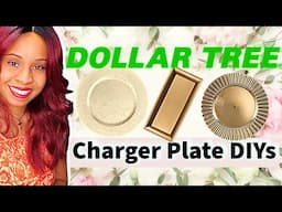 You Won't believe all I made using dollar tree Charger plates. 7 Projects You MUST Make