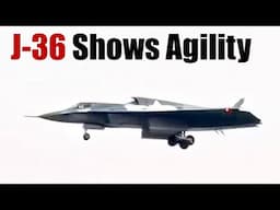 China's J-36 6th-Gen Fighter Shows High Agility During Test Flight (April 2025)