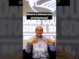 What is a witness tree at Gettysburg?  #gettysburg  #americancivilwar  #historyshorts