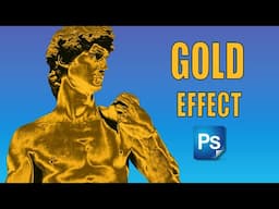 Effetto oro con photoshop tutorial ita creative gold effect photoshop