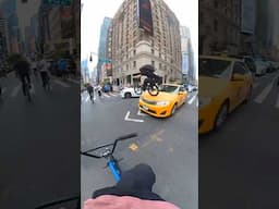 BMX vs Taxi - Crazy NYC Bike Ride