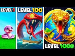 Level 1 to 1000 SNAKE in GTA 5!