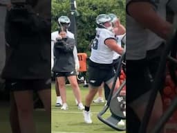 Eagles Ty Robinson has Jalen Carter Shocked 👀 #shorts #nfl