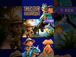 Dinosaurs for kids - Dino song - T-Rex, Triceratops, Brachiosaurus #trex #dinosaurs #dinos