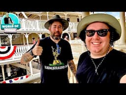 Riding the Liberty Belle + NEW Frontierland DVC Lounge at Magic Kingdom | A Day with Adam the Woo