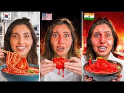 Eating the SPICIEST Foods from Around the World!
