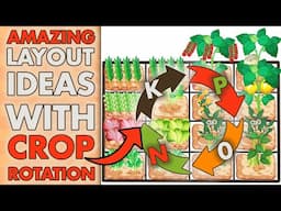 4 SQUARE FOOT GARDENING Layout Ideas With CROP ROTATION (Companion Plants Included!)
