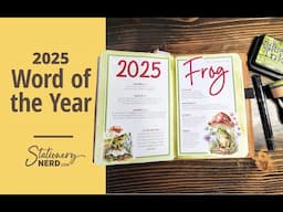 My 2025 Word of the Year - FROG - reminds me to do the hard thing. Eat the frog every morning.