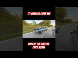 ‘71 Super Bee Spirited Driving #moparornocar #burnout #musclecar